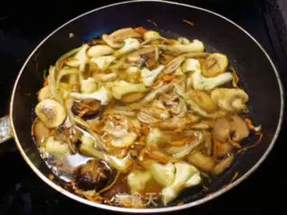Make Mushroom tofu potatoes step 5