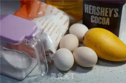 Make Cocoa mango rolls step 0