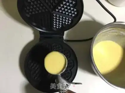 Make Milk waffles step 5
