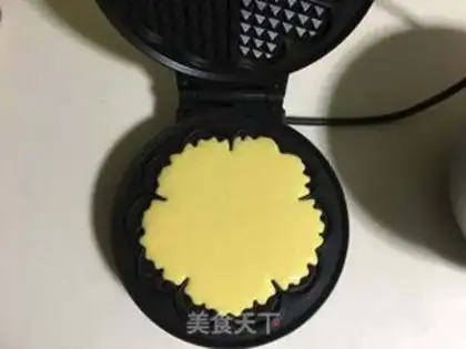 Make Milk waffles step 6