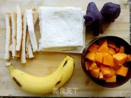 Make Purple banana rolls step 0