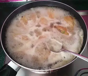Make German beer with chicken wings step 8