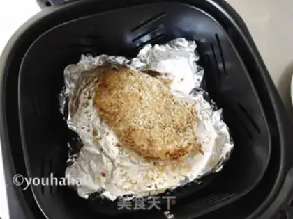 Make No-oil-free chicken steak step 7