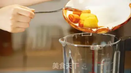 Make Red potato carrot mud step 1