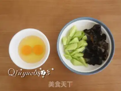 Make Egg cucumber fried wood step 3
