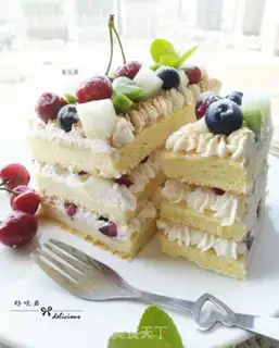 Make Fruitless cake step 24