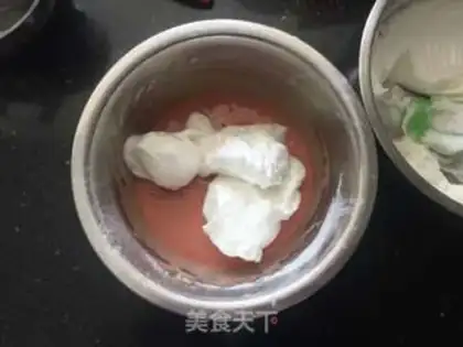 Make Pink strawberry rolls step 9