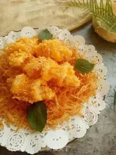 Make Shrimp with no oil apples step 16