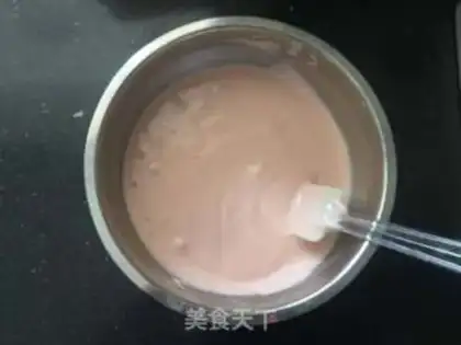 Make Pink strawberry rolls step 12