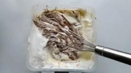 Make Chocolate ice cream step 4