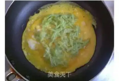 Make cucumber omelet step 6