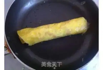Make cucumber omelet step 8