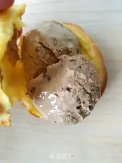 Make Salted caramel ice cream puff step 17