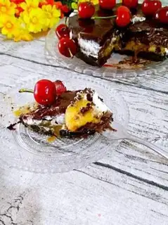 Make Cocoa banana pie step 12