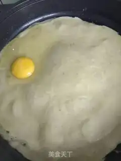 Make Egg pancakes step 2