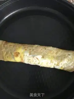 Make Egg pancakes step 7