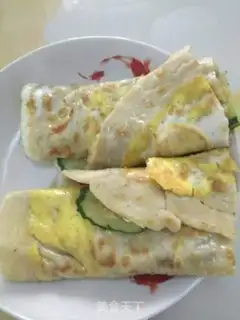 Make Egg pancakes step 8
