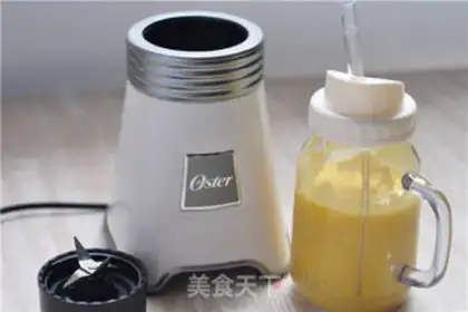 Make Mango coconut juice step 6