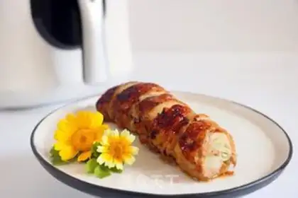 Make Chicken vegetable rolls step 10