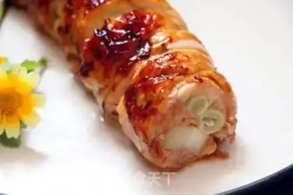 Make Chicken vegetable rolls step 11