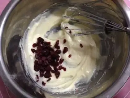 Make Soccer cranberry cheese rolls step 2