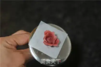 Make Almond rose cookies step 13
