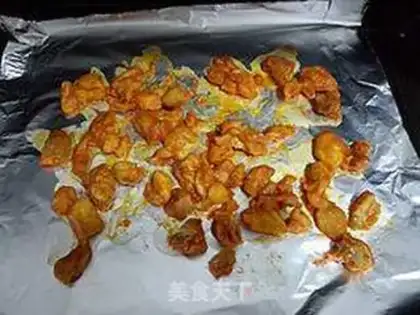 Make New Orleans chicken leg pizza step 6