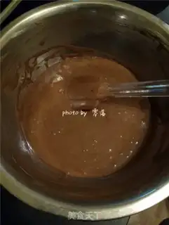Make Chocolate naked cake step 7