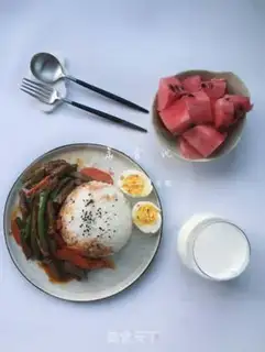 Make Pelican willow-covered rice step 5
