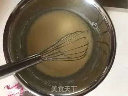 Make French caramel pudding step 2