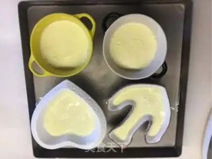 Make French caramel pudding step 4