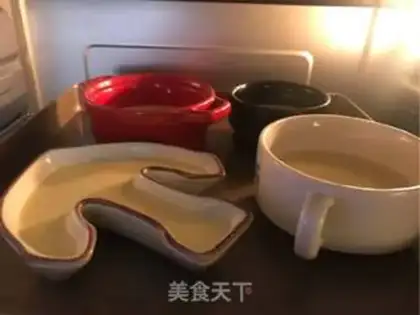 Make French caramel pudding step 5