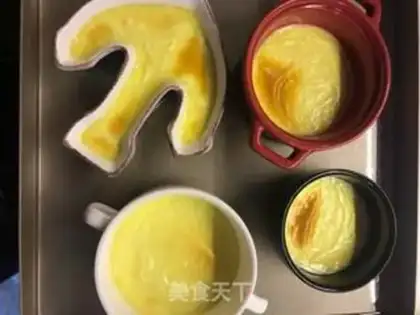 Make French caramel pudding step 6
