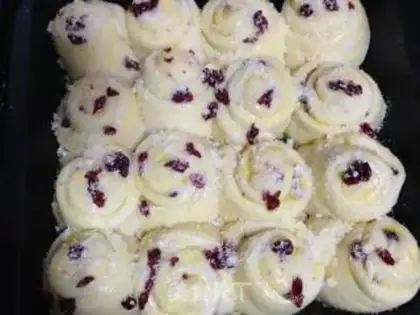 Make Soccer cranberry cheese rolls step 13