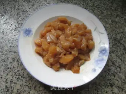Make Soybeans fried chicken chest step 5
