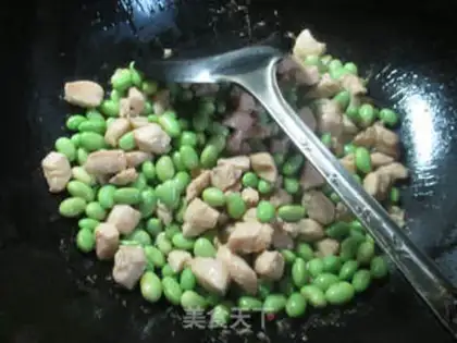 Make Soybeans fried chicken chest step 8