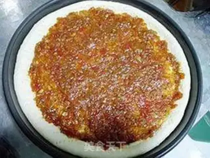 Make New Orleans chicken leg pizza step 21