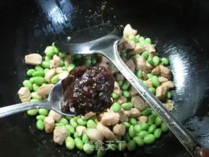Make Soybeans fried chicken chest step 9