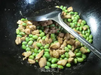 Make Soybeans fried chicken chest step 11