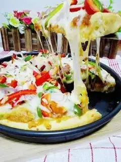 Make New Orleans chicken leg pizza step 24