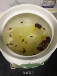 Make Silver-eared date tea step 5