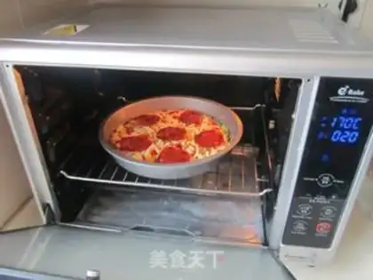 Make Ham and potatoes pizza step 10