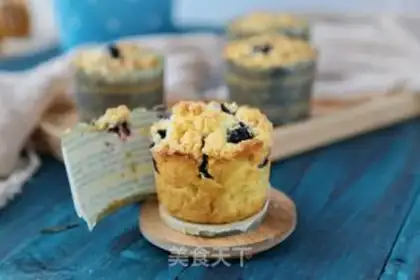 Make The blueberry poaching top step 14