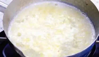 Make Corn rice line step 5