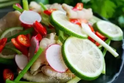 Make Soup lemon for chicken claws step 6