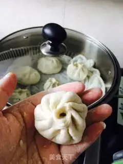 Make Frozen meat buns step 16
