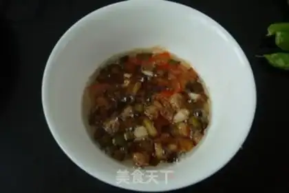 Make Crab seeds with silver peas step 3