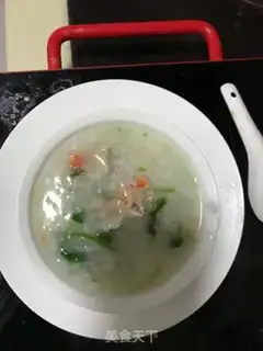 Make Crab congee step 0