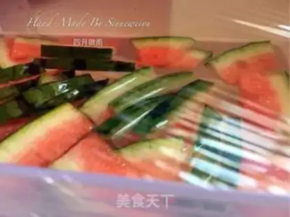 Make Watermelon pickles step 4