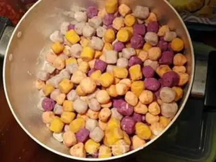 Make Homemade taro step 4